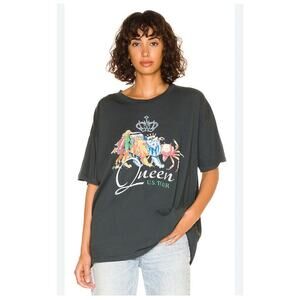 Daydreamer Queen US Tour Merch Oversized Tee in Vintage Black Festival SZ M READ